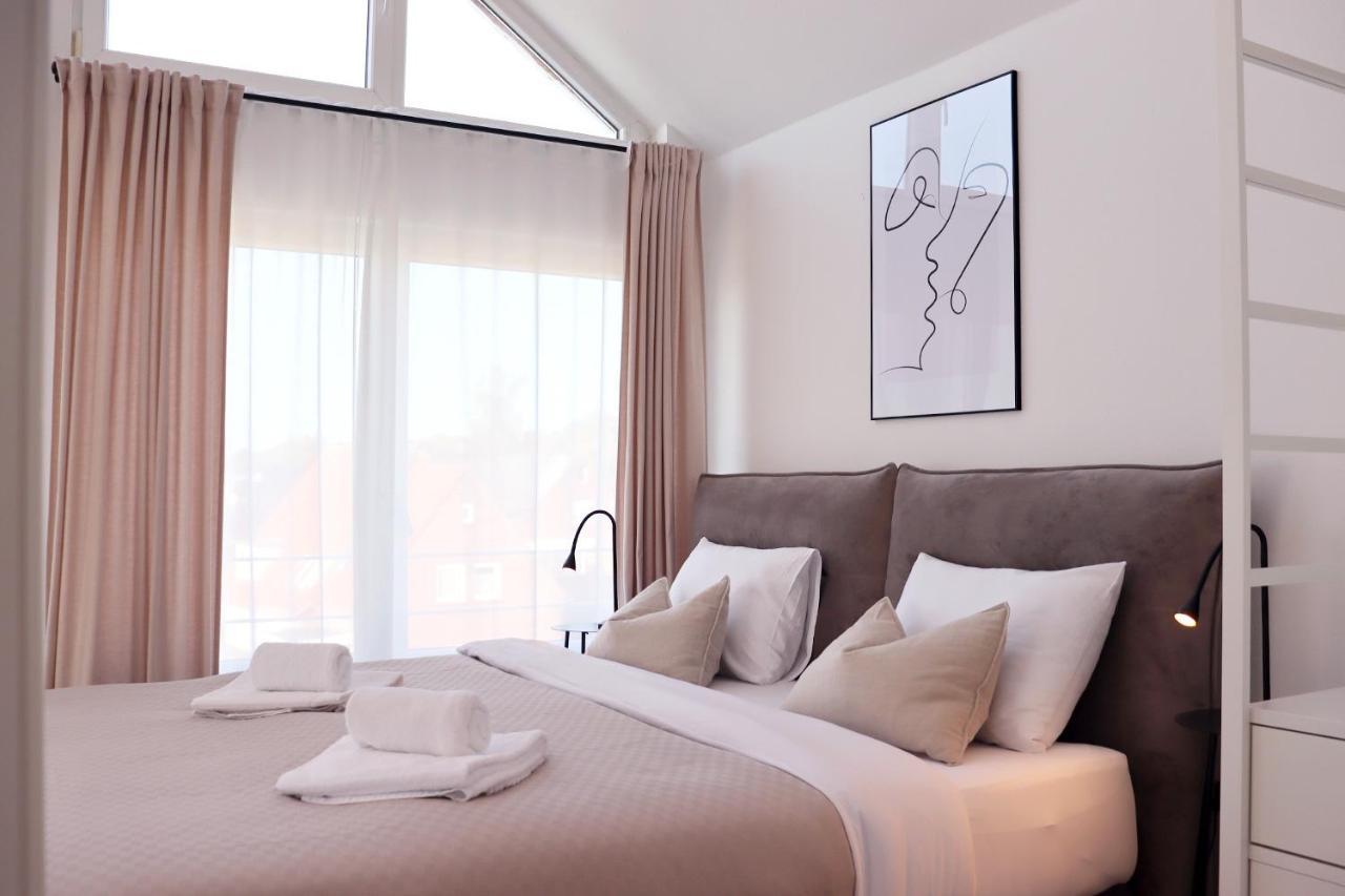 זירקסדורף Grosse Penthouse Ferienwohnung Mit Meerblick, Sonnenterrasse & Luxusbad Von "Momentic" מראה חיצוני תמונה